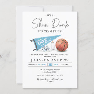 Babyskor för personlig Slam dunk-basketboll Inbjudningar