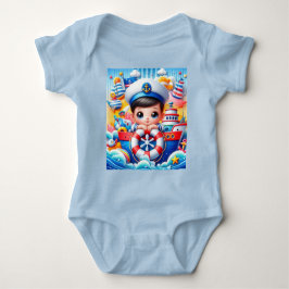 Babyskor för pojke Nautical Äventyr T Shirt