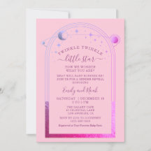 Babyskor för Rosa Lila Sol Måne Stars babykläder