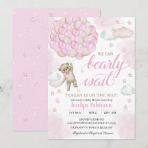 Babyskor för rosa Nalle