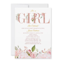 Babyskor för Rosa och Ro Guld-Blommigt