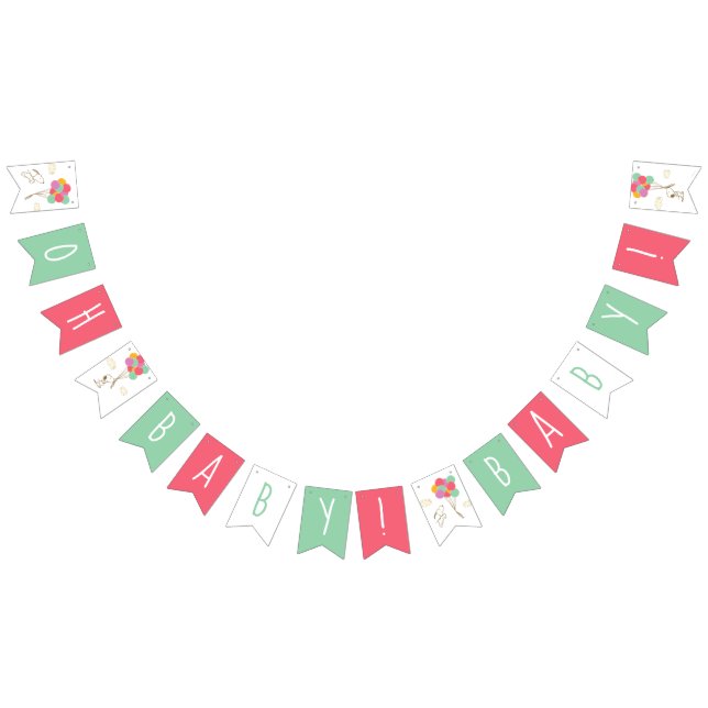 Babyskor för soopy och ballonger vimplar (Alla)