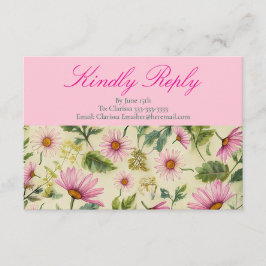 Babyskor för vår Blommigt Tilläggskort