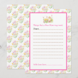 Babyskor för Vår Chick Inbjudningar