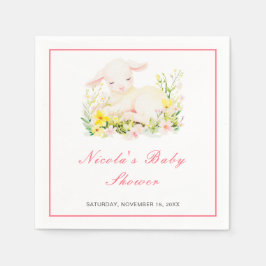 Babyskor för vår Lamb Pappersservett