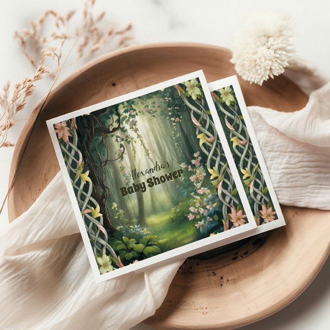 Babyskor för Whimsique Woodland Forest Pappersservett (Skapare uppladdad)