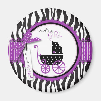 Babyskor för zebra tryck & Baby med bärgning Magnet