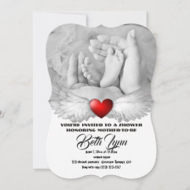 Babyskor förväntar sig att Party Destiny's Destiny Inbjudningar