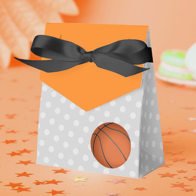 Babyskor i basket presentaskar (Basketball Baby Shower Favor Boxes (See Backside for Personalization Design))