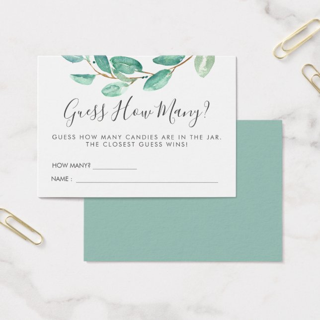 Babyskor i bayou Botanicals | Gammspel Visitkort (Kontor)