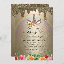 Babyskor i lyxen Shiny Guld Glitter Flickans Unico