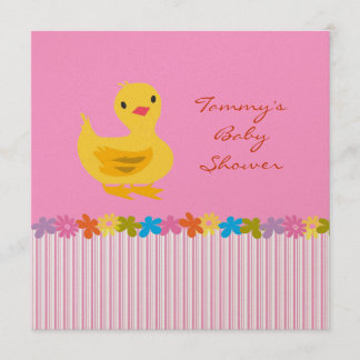 Babyskor Inbjudan med kute och käkar