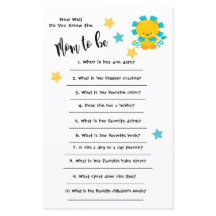 Babyskor Lejont Hur väl du känner till kortet