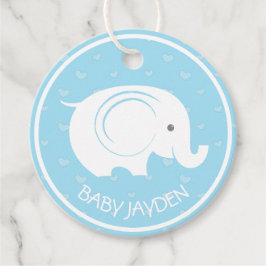 Babyskor Märkre med Elephant for Boy Gåvor Etiketter
