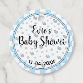 Babyskor och Snigel Gåvor Etiketter