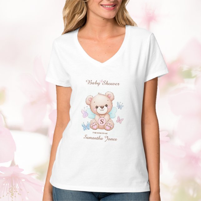 Babyskor, öron och fjärilar T-Shirt (Skapare uppladdad)