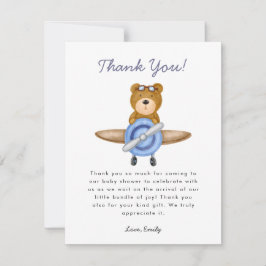 Babyskor på flygplan tack kort