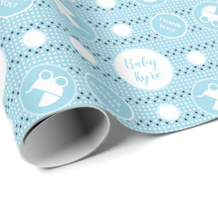 Babyskor Pappra med Barnvagn för Boy Presentpapper