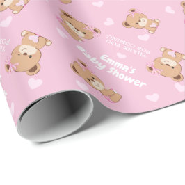 Babyskor Pappra med Barnvagn för flicka Presentpapper