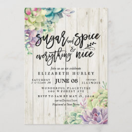 Babyskor Sockerspice Allt fint socker Inbjudningar