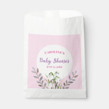Babyskor Vita snäckor Rosa Polka dots
