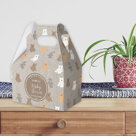 Babyskugga för kute Bear Mönster Presentaskar