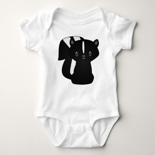 BabySkunkskjorta T Shirt (Framsida)