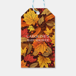 Babyskuva för Maple Löv Presentetikett