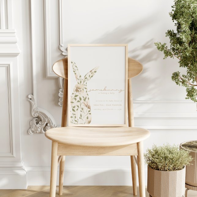 Babyskylt över Vår Blommigt  Babykläder i Påsk Poster (Skapare uppladdad)