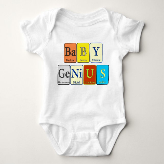 Babysnille - periodisk design tee (Framsida)