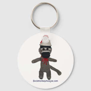 Babysock monkey Keychain Nyckelring