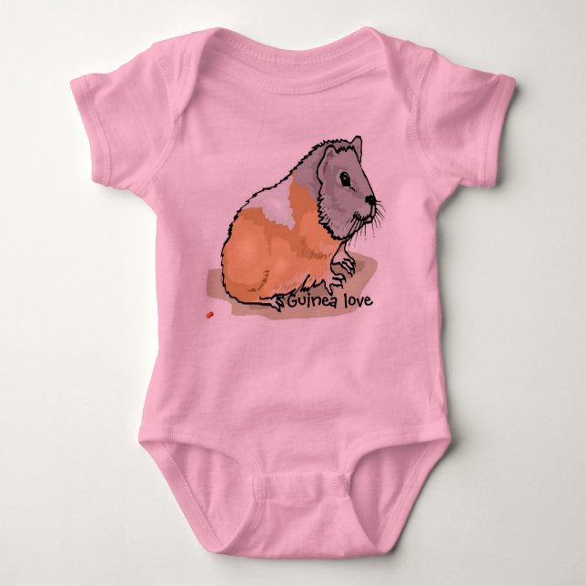 Babysommarkostym med försökskaninen tröja (Framsida)