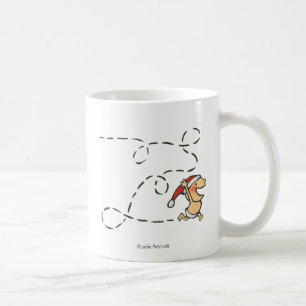 Babyspring på julmorgon kaffemugg