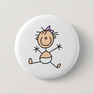 Babystick figur knäppas knapp