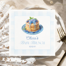 Babystövel för Cute Blueberry Pancake Baby Brunch Pappersservett