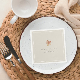 Babystövel för minimalistisk höst Löv "Fall in Kär Pappersservett