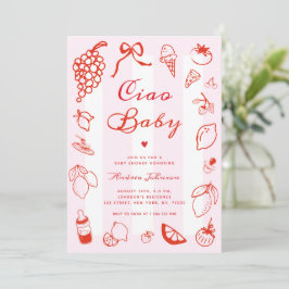 Babystövel i Ciao Baby Italienska Hand plockade Le Inbjudningar