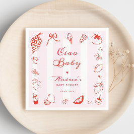 Babystövel i Ciao Baby Italienska Hand plockade Le Pappersservett