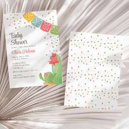 Babystövel i Fiesta Mexiicana Baby Shower Inbjudningar