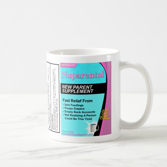 Babystövel: Nuparentol - den nya föräldern Mugg (Höger)