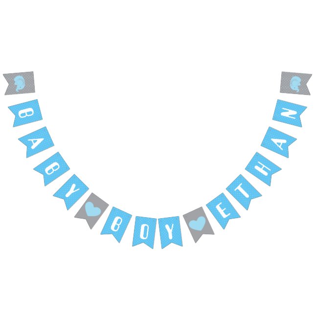 Babystövling Flagga med Elephant for Boy (Alla)