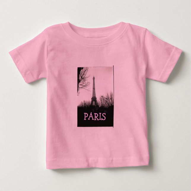 BabyT-tröja-/Eiffel torn T-shirt (Framsida)