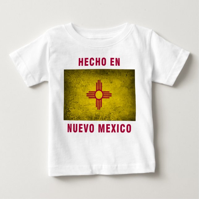 BabyT-tröja - flagga för Hecho en Nuevo Mexico T-shirt (Framsida)