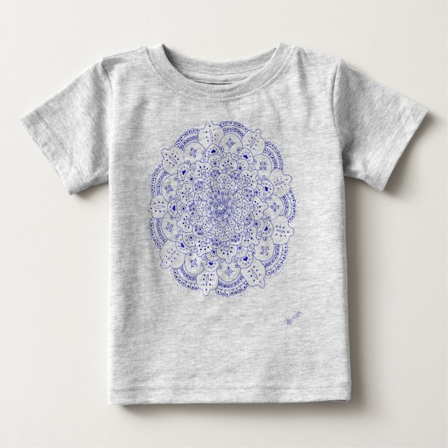 BabyT-tröja för Mandala 5 Tee Shirt (Framsida)