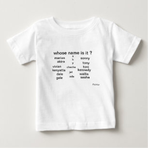 BabyT-tröja, vars namn är det? vid MMetropolim T Shirt