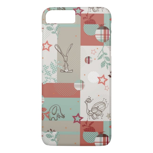 Babytäckemönster 2 Case-Mate iPhone skal (Baksida)