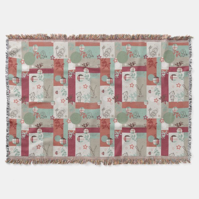 Babytäckemönster 2 filt (Framsidan)