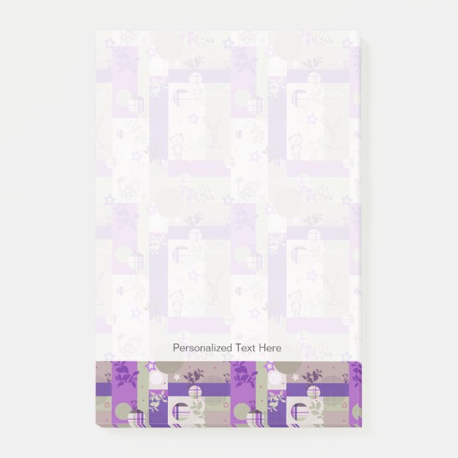 Babytäckemönster Post-it Block (Framsida)