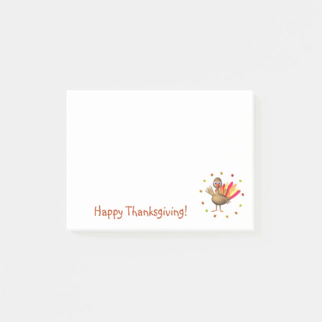 Babythanksgiving Turkiet Post-it Block (Framsida)