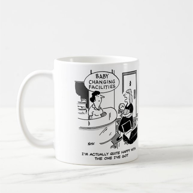 Babytjänster. Ny mamma Kaffemugg (Vänster)